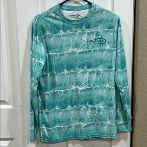 Reel Life Teal Long Sleeve Shirt